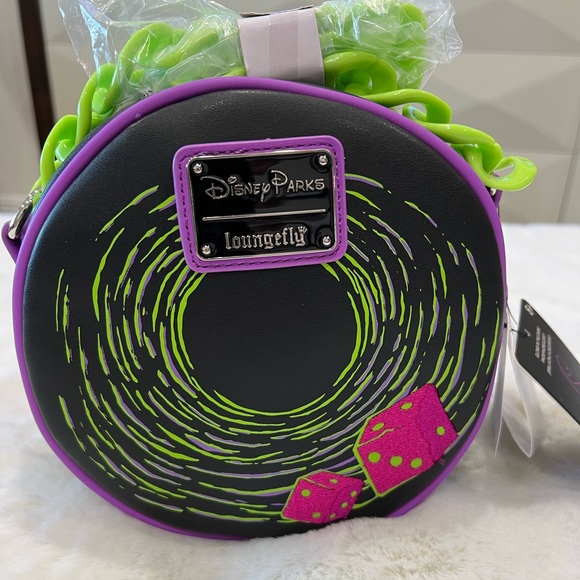 Disney Parks Oogie Boogie Loungefly Crossbody Glows in the Dark NWT - Picture 5 of 9